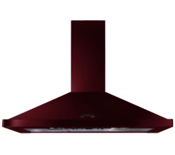 RANGEMASTER LEIHDC90CY/C Chimney Cooker Hood - Cranberry